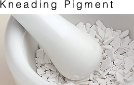 Kneading Pigment